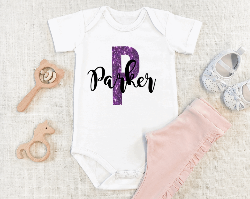 personalized onesies for new babies