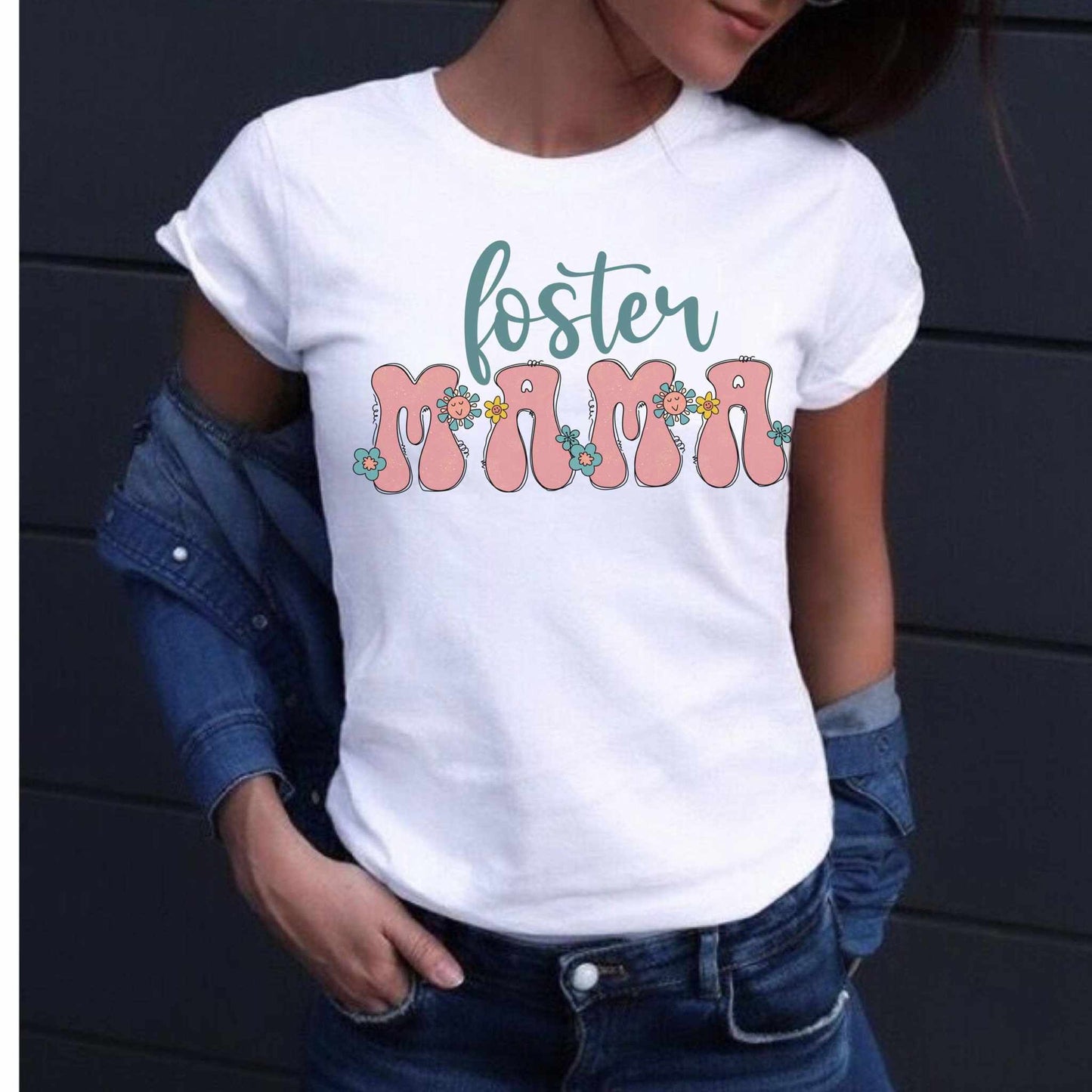 Purple LadyBug Decor Custom Foster Mama Shirts | Foster Mom Shirt | Mothers Day Gift | Foster Care Shirt | Adoption Shirt | Foster Parents Gift | Adoption Gift