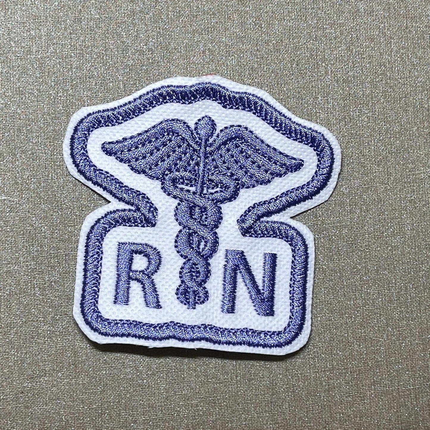 Medical Caduceus Embroidered Patch on uniform