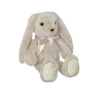 15" Personalized Bunny Plush with Embroidered Name on Floppy Ear, Soft and Customizable.