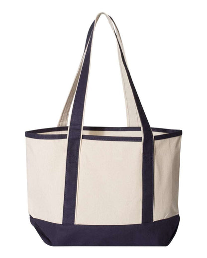 Red strap classic canvas tote bag with personalized embroidery option, featuring long handles and front pocket, ideal for beach, gym, or books.