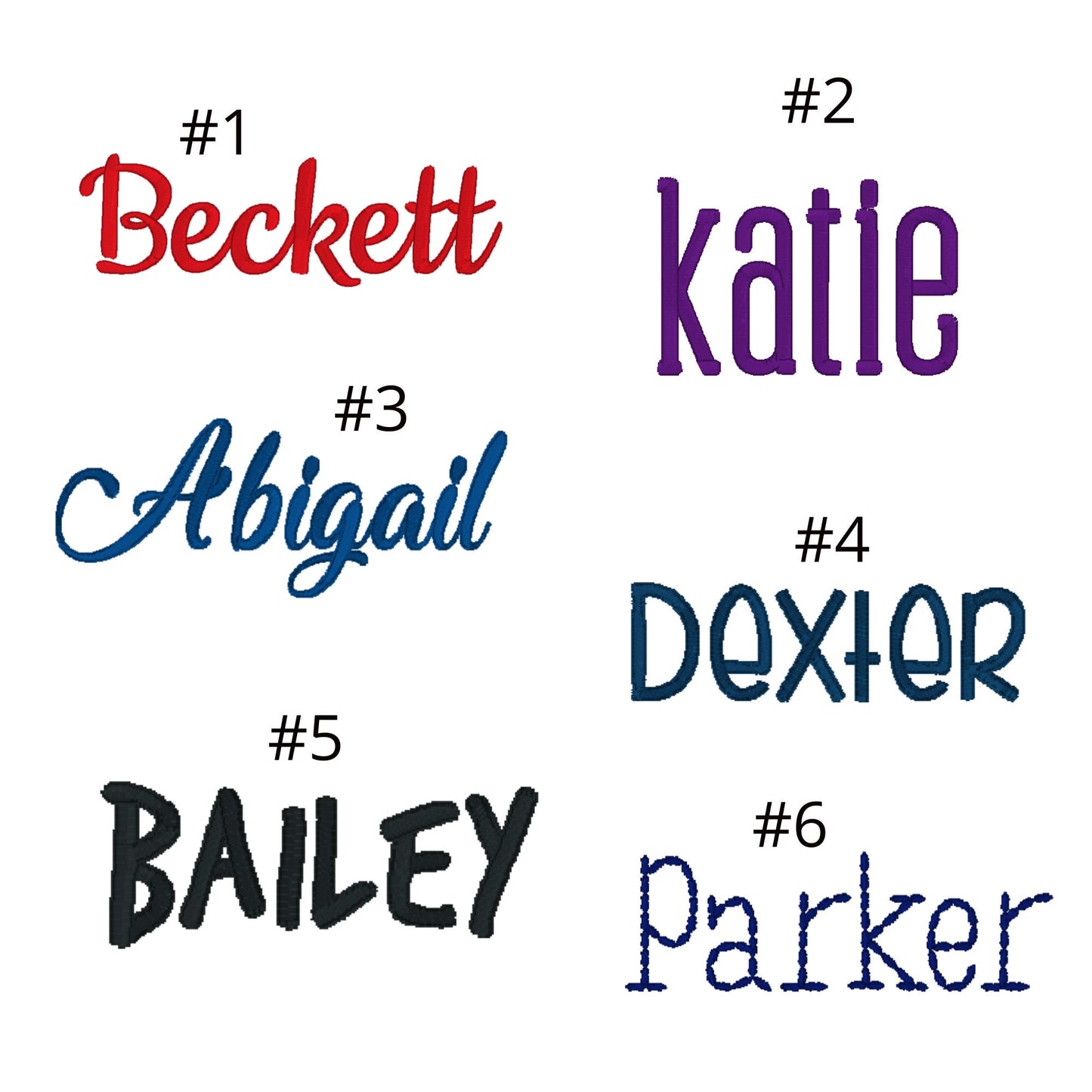 2" x 3" Custom Name Patches for Jackets