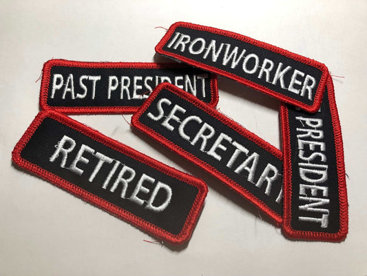 Patch Custom 1 by 4 inches Name Patches for Jackets