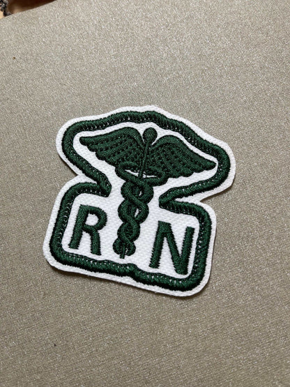Custom Medical Caduceus Embroidered Patch | Gift for Nurse Graduate