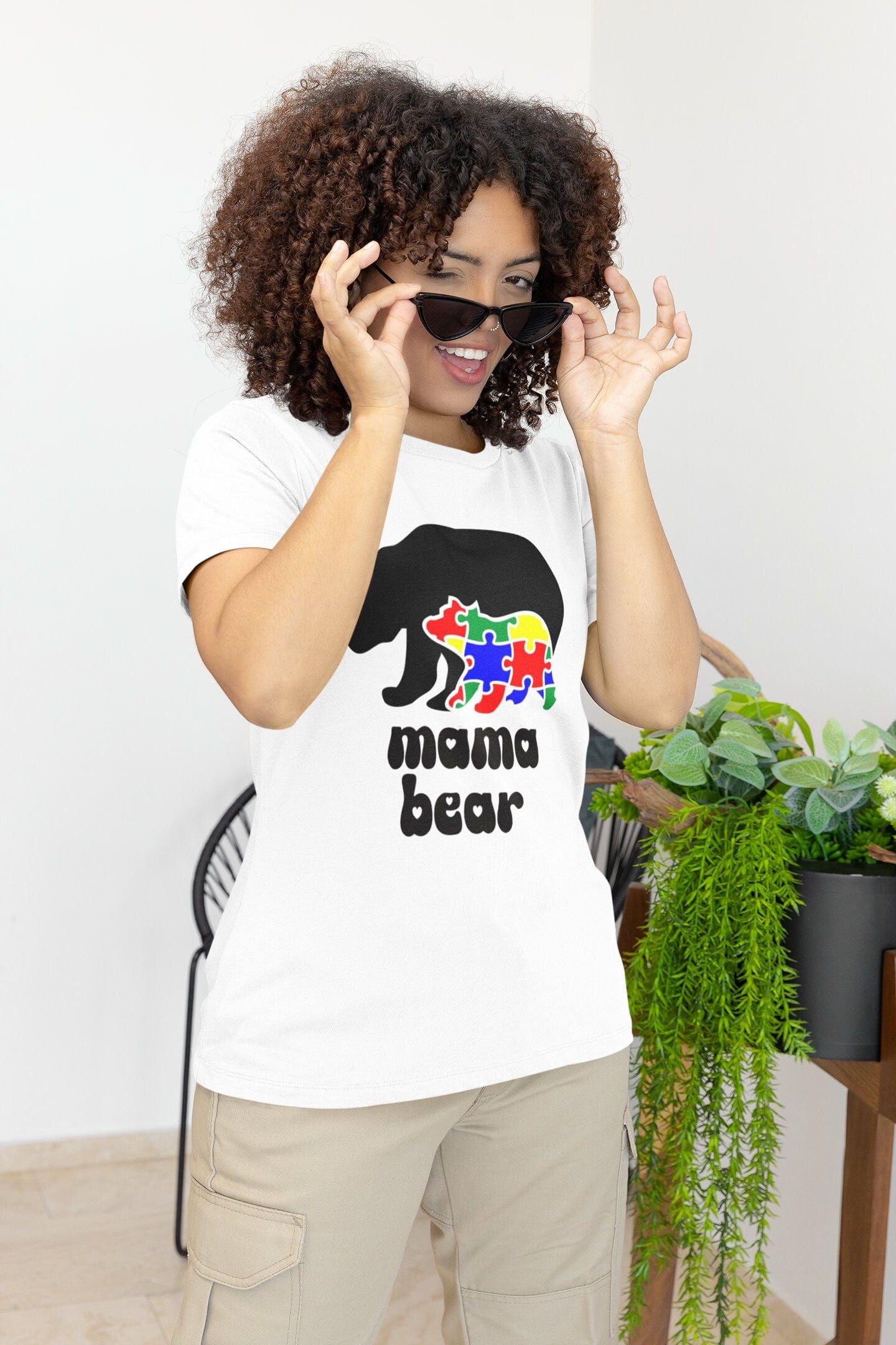 Middy Tees Canada shirts Autism Mama Bear T-Shirt