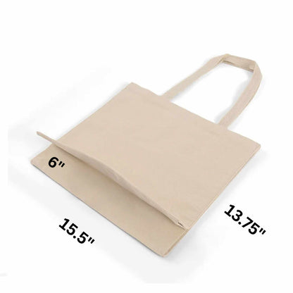 Eco-friendly canvas tote bag for dog lovers with playful quote, perfect for carrying pet essentials.