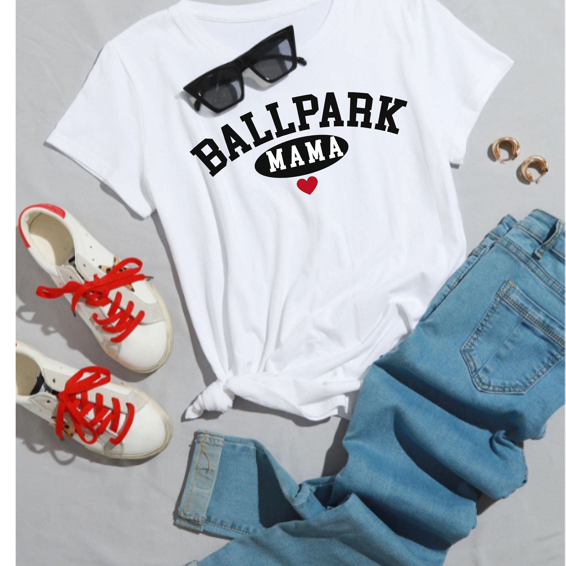Purple LadyBug Decor Ballpark Mama Shirt | Baseball Mama Shirt | Softball Mama Shirt | Baseball and Softball Mom Shirt | Ballpark Mom T-shirt | Baseball Tee
