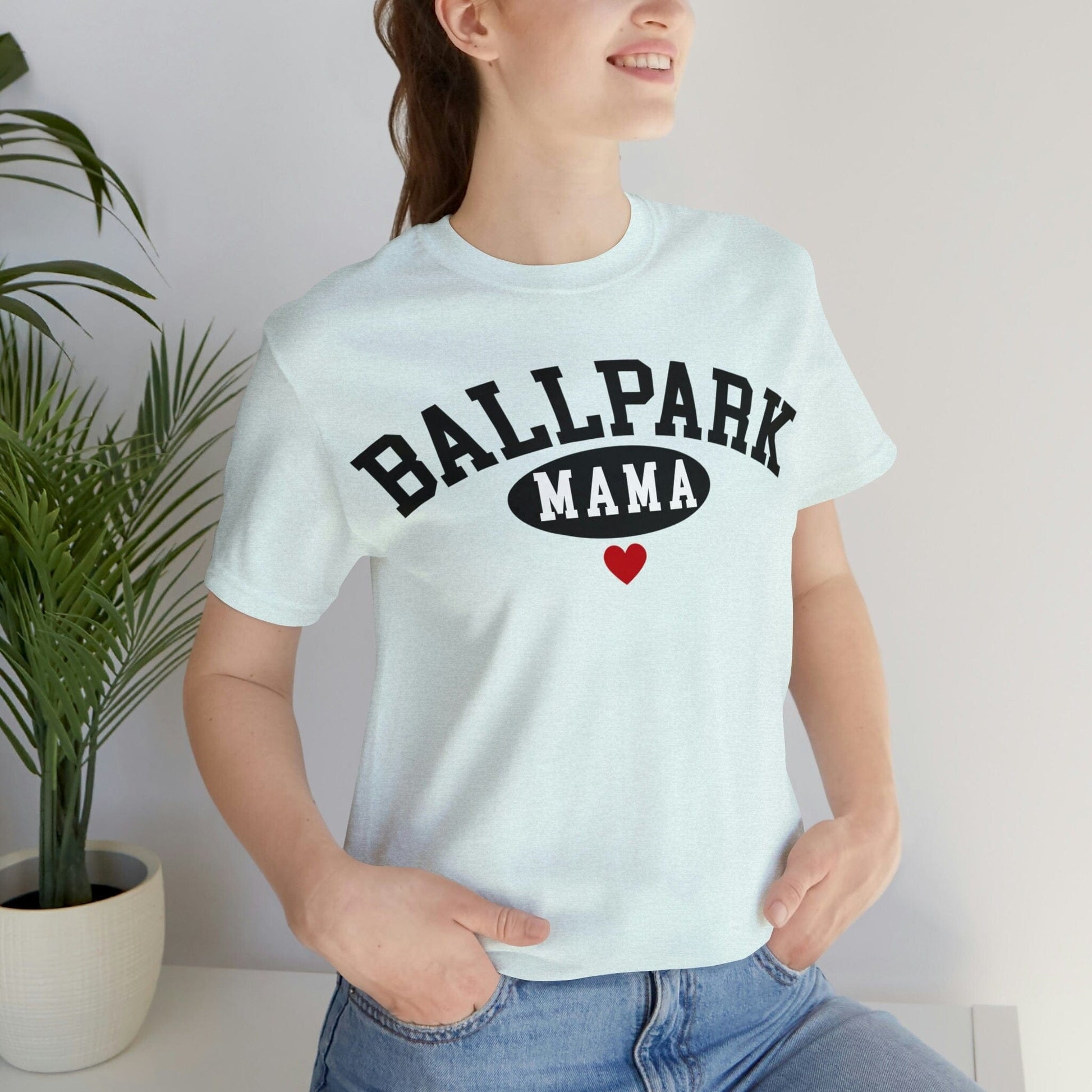Purple LadyBug Decor Ballpark Mama Shirt | Baseball Mama Shirt | Softball Mama Shirt | Baseball and Softball Mom Shirt | Ballpark Mom T-shirt | Baseball Tee