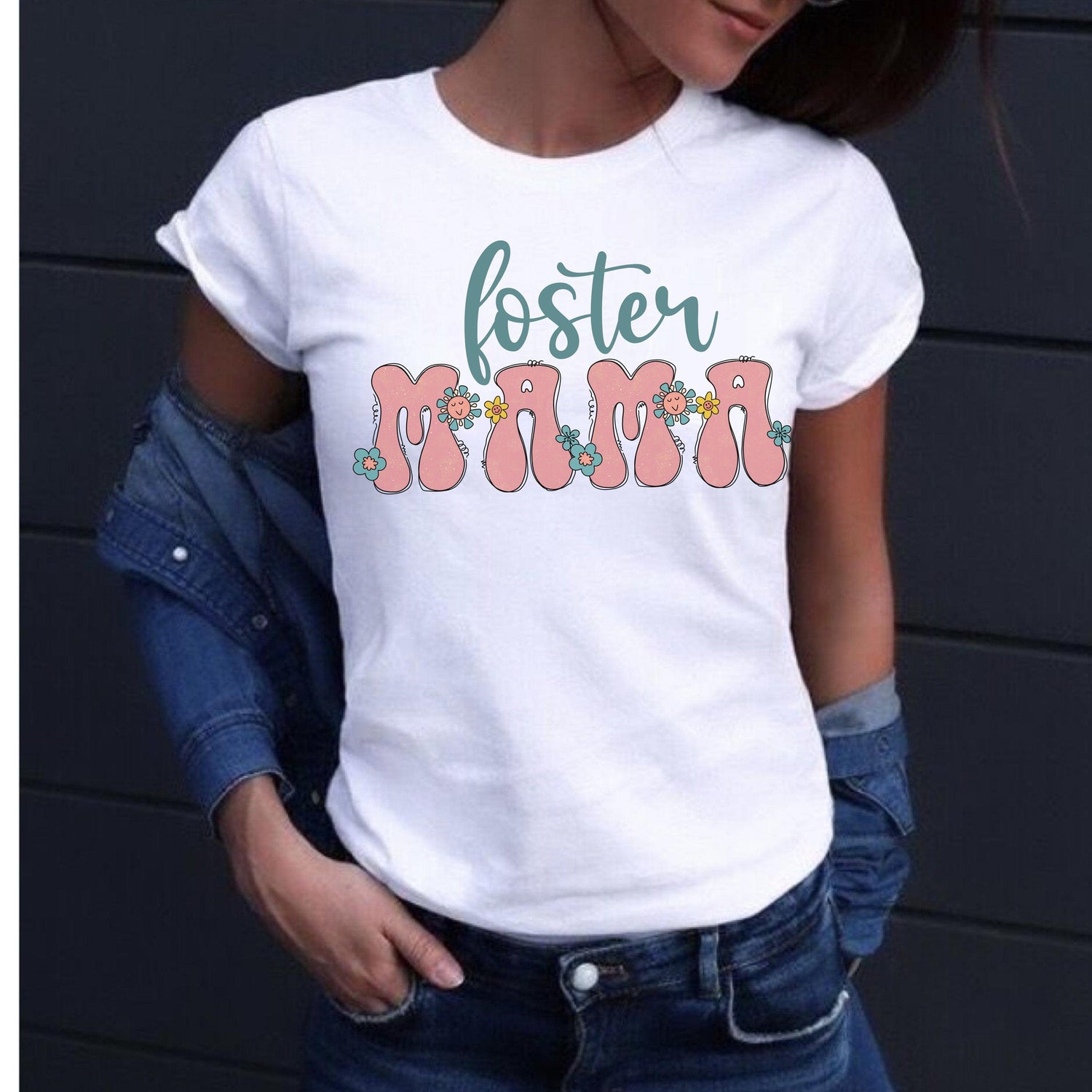 Purple LadyBug Decor Custom Foster Mama Shirts | Foster Mom Shirt | Mothers Day Gift | Foster Care Shirt | Adoption Shirt | Foster Parents Gift | Adoption Gift