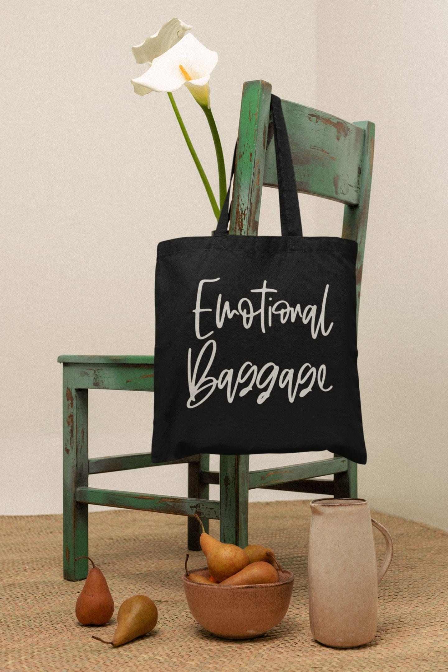 Purple LadyBug Decor Emotional Baggage Tote | Reusable Shopping Bag | Birthday Gift for Her | Bridesmaid Bags | Funny Tote Bag | Farmers Market Canvas Bag
