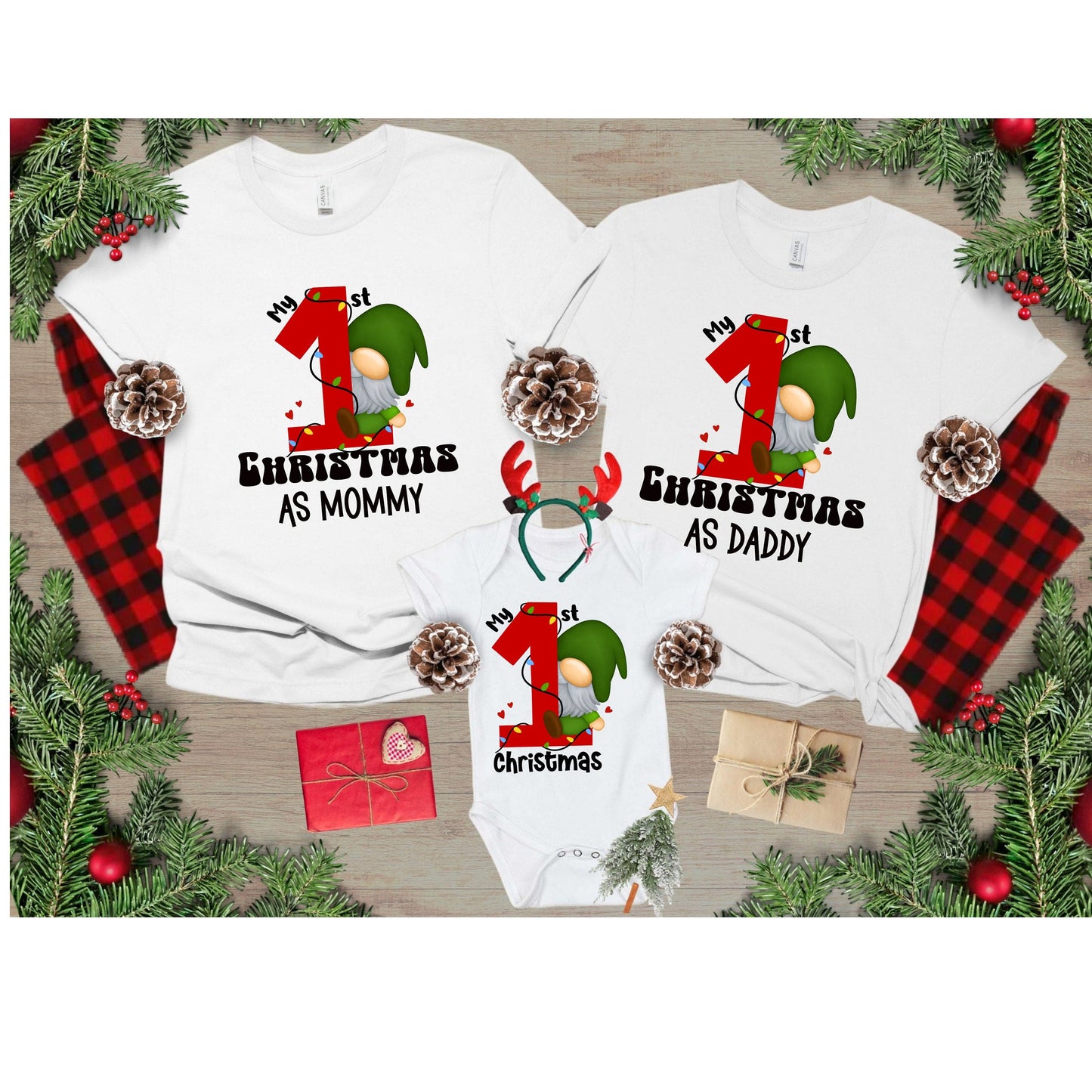 Purple LadyBug Decor First Christmas Shirts | First Christmas as Mommy | First Christmas as Daddy | Family Matching Shirts | First Christmas as a Family Shirts