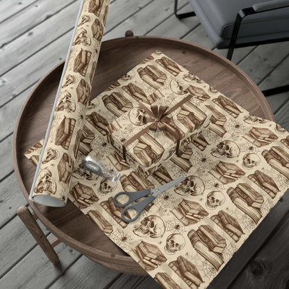 Literary Themed wrapping paper with vibrant colors and eco-friendly material.