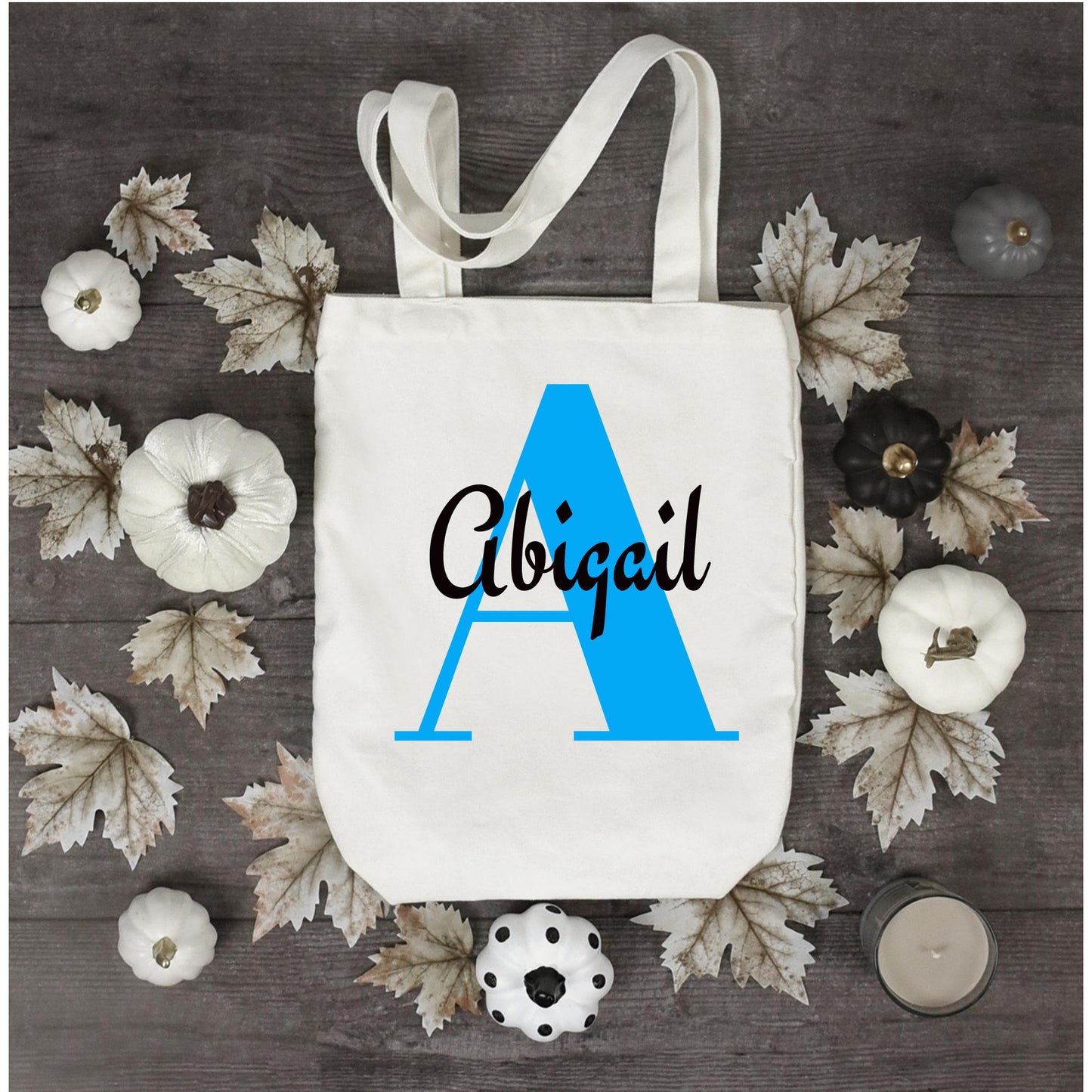 Modern Personalized Cotton Tote Bag