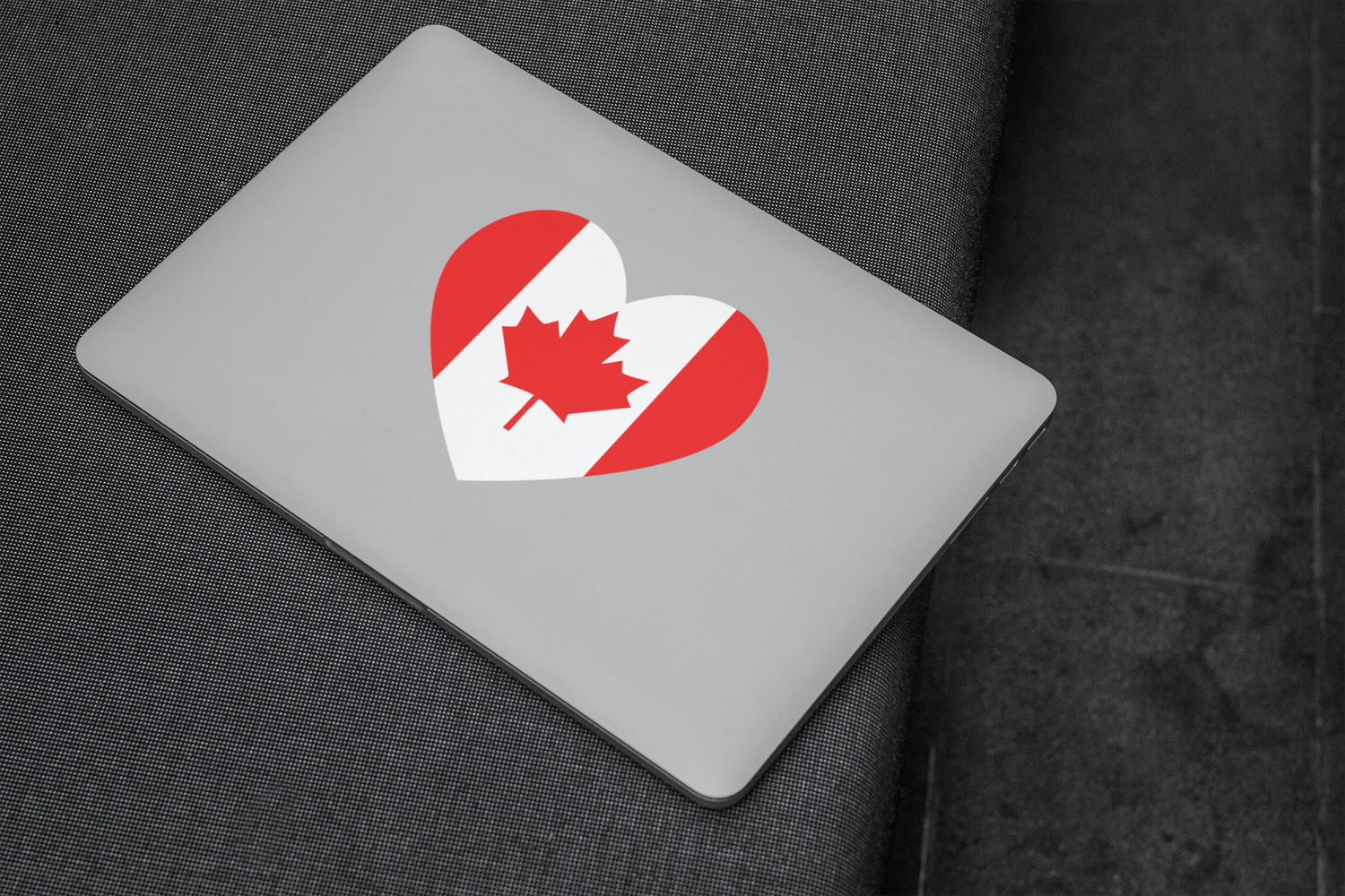 Purple LadyBug Decor Decal Canada Flag Sticker