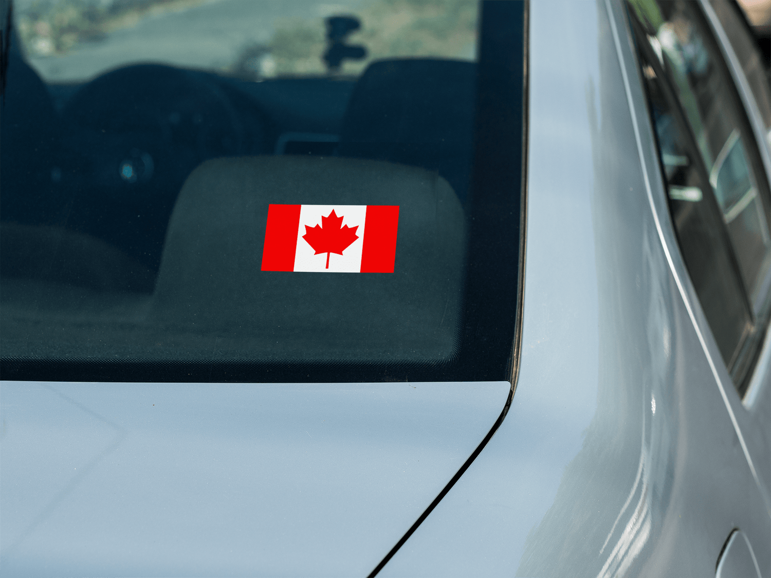 Purple LadyBug Decor Decal Canadian Flag Decal Sticker