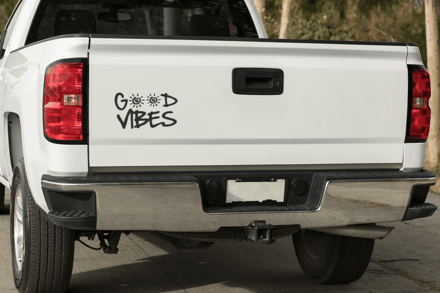 Purple LadyBug Decor Decal Good Vibes Truck Sticker