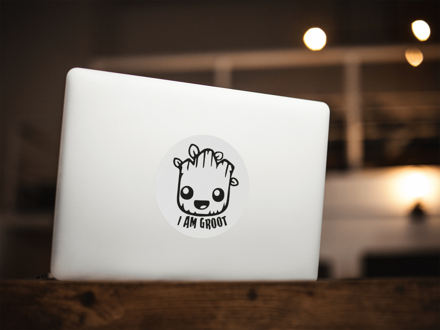 Purple LadyBug Decor Decal I am Groot vinyl window decal