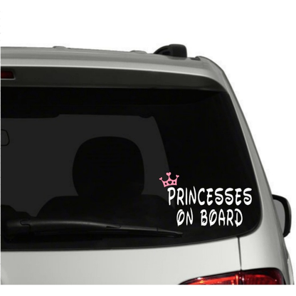 Purple LadyBug Decor Decal Princess On Board Decal