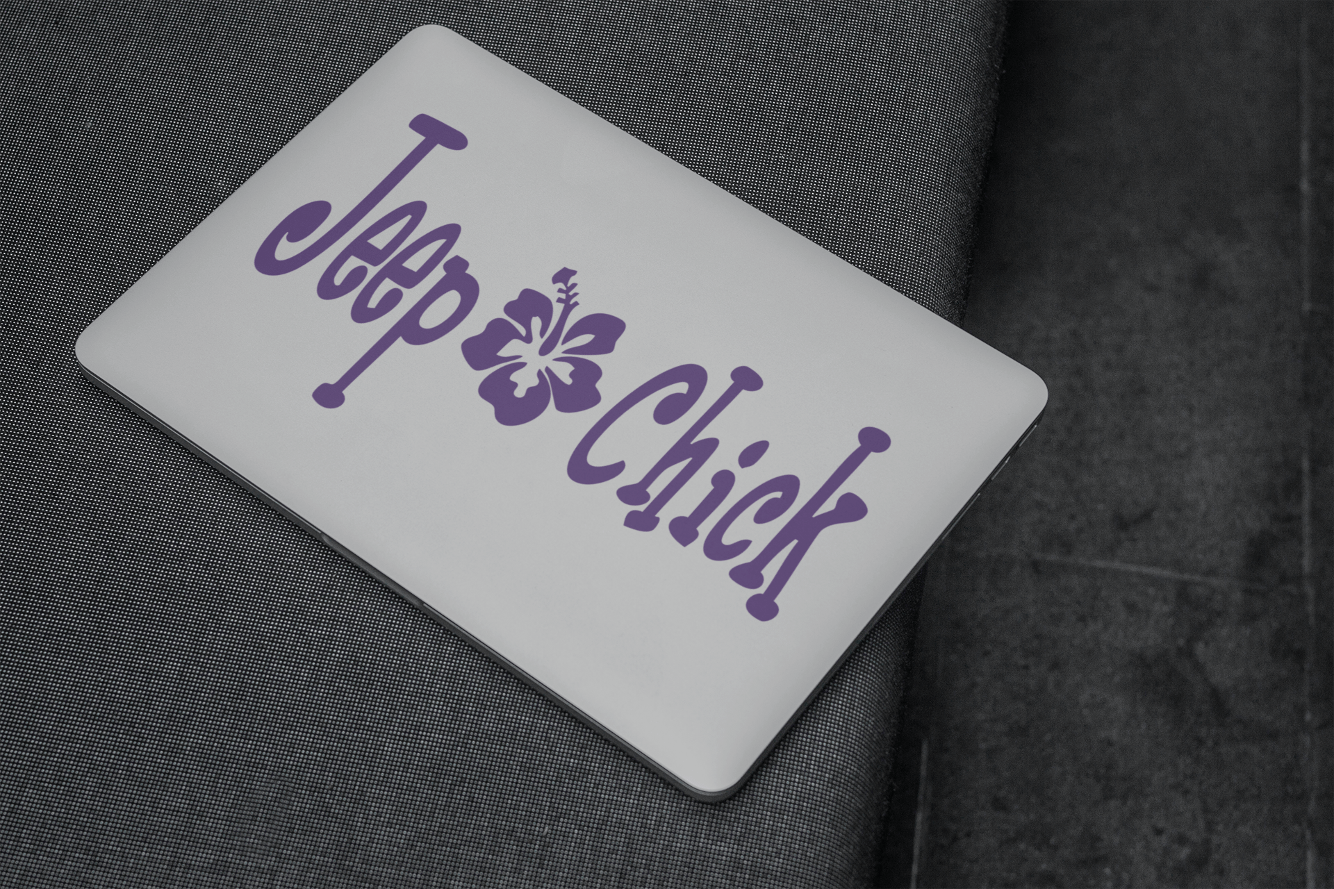 Purple LadyBug Decor Jeep Chick Vinyl Decal