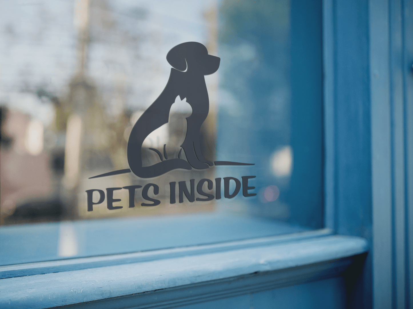 Purple LadyBug Decor Pet Window Decals for Emergency Responders