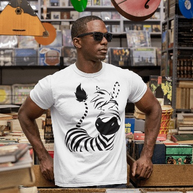 Purple LadyBug Decor shirts Cheeky Zebra T-shirt