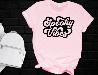 Purple LadyBug Decor shirts Halloween Spooky Vibes T-Shirt | Halloween Shirt