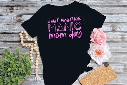 Purple LadyBug Decor shirts Just another MANIC Mom day T-Shirt