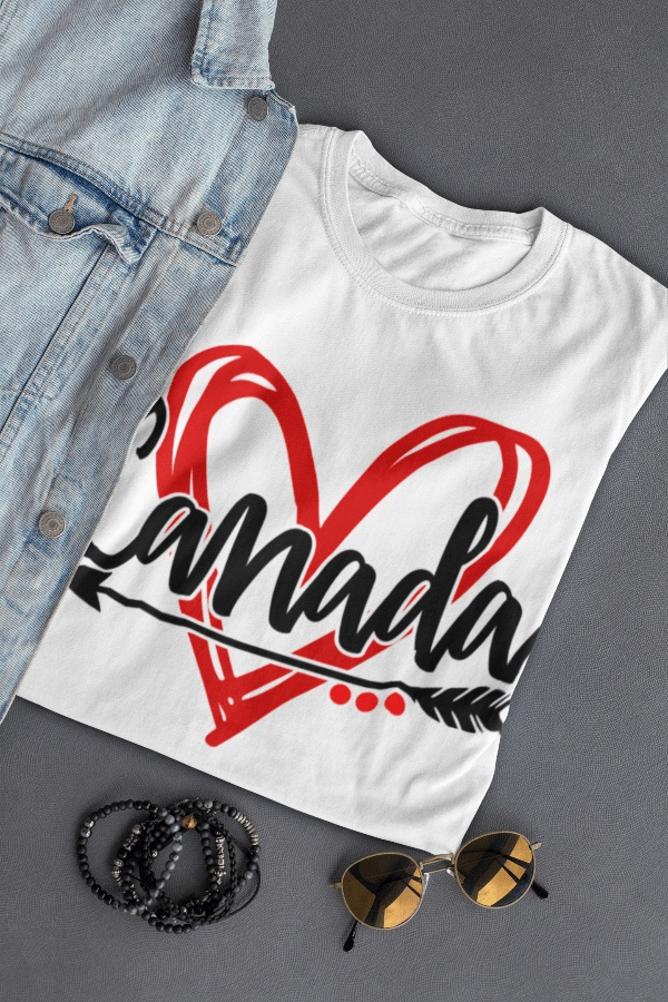 Purple LadyBug Decor shirts Ladies  CANADA T-Shirt
