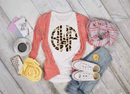 Purple LadyBug Decor shirts Leopard Print Comfort T-Shirt