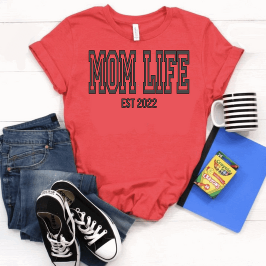 Purple LadyBug Decor shirts Mom Life T-Shirt