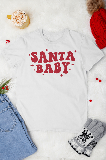 Purple LadyBug Decor shirts Santa Baby T-Shirt | Unisex Shirt