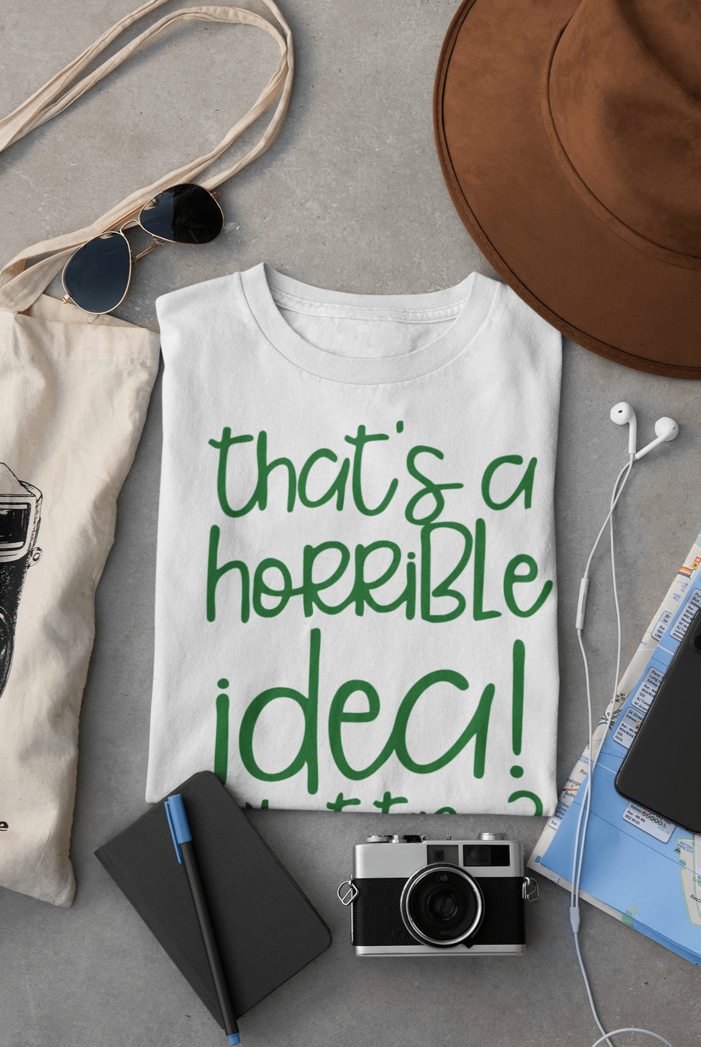 Purple LadyBug Decor shirts That's a Horrible Idea, What time ? T-Shirt | Unisex Shirt