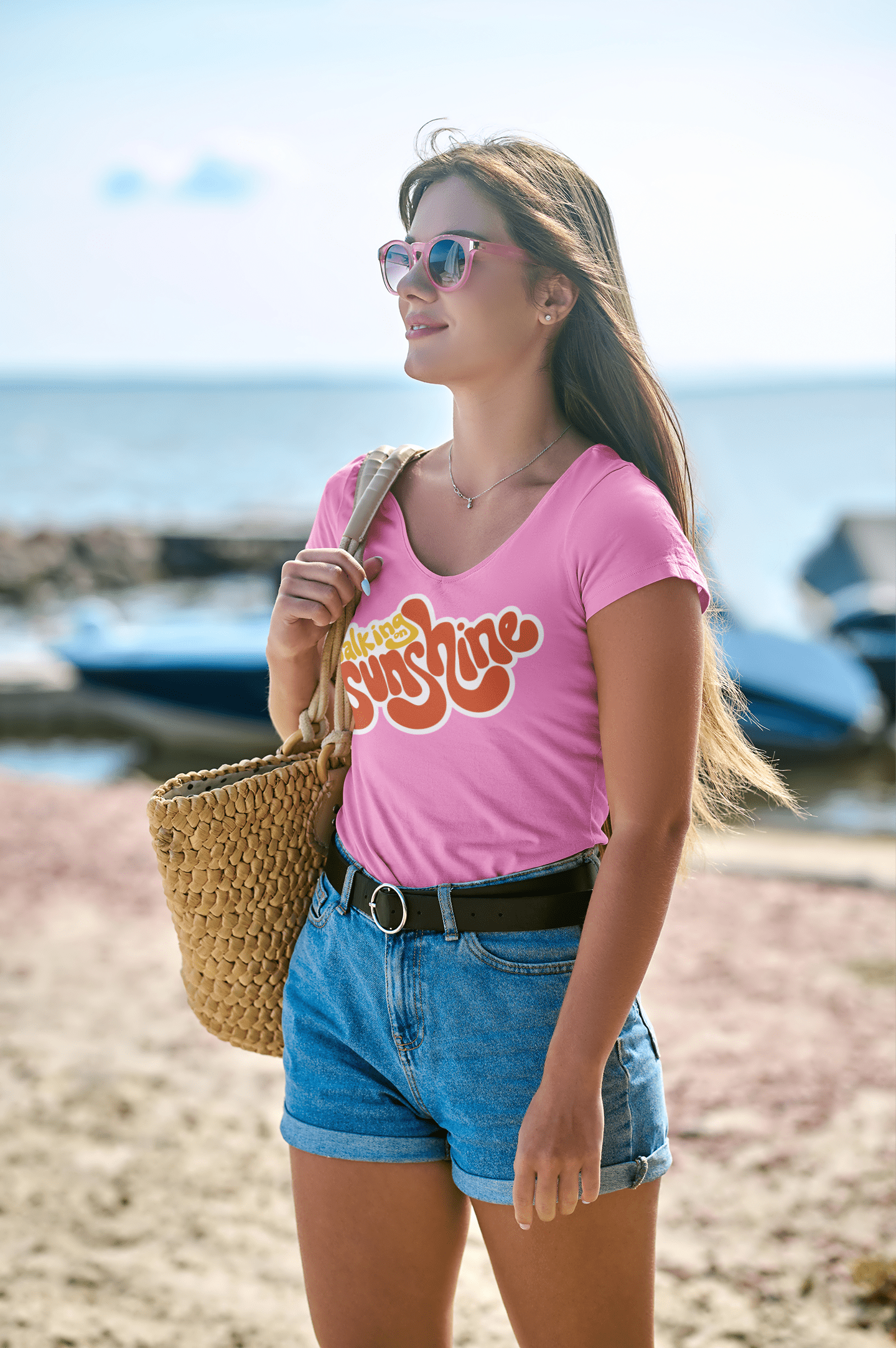 Purple LadyBug Decor shirts Walking on Sunshine T-Shirt