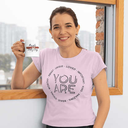 Purple LadyBug Decor shirts You are Inspirational T-Shirt