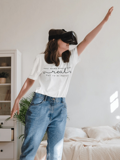 Purple LadyBug Decor shirts You Were Born to Be Real  - Inspirational T-Shirt