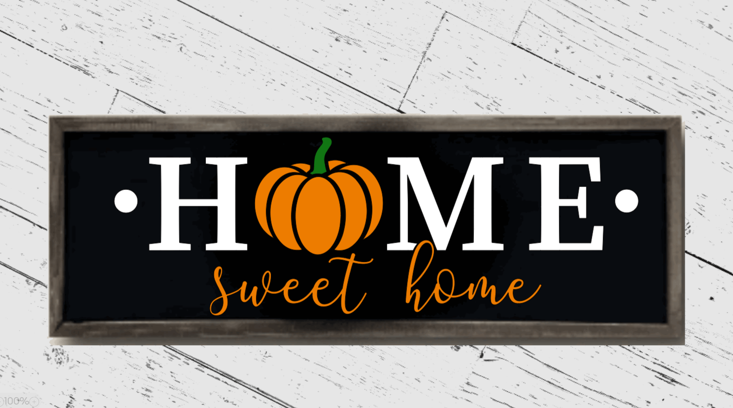 Purple LadyBug Decor Sign Home Sweet Home with Pumpkin Wood Sign