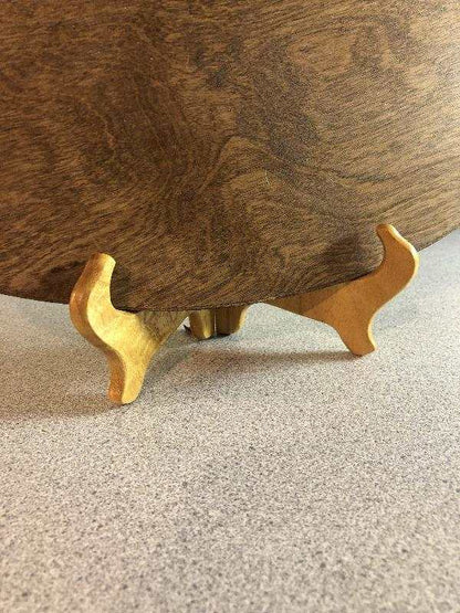 Purple LadyBug Decor Sign Merry Christmas Round Sign