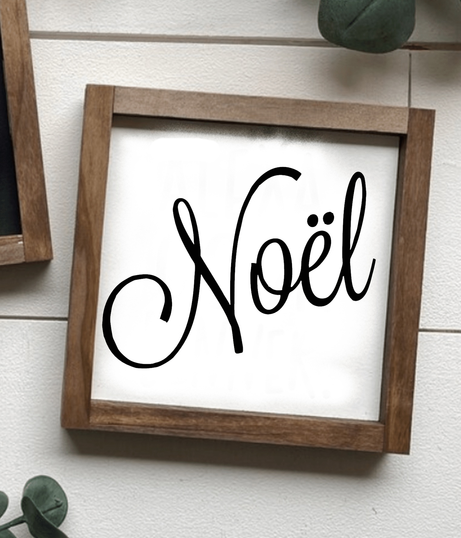 Purple LadyBug Decor Sign Noel Framed Wood Sign | Handcrafted Sign